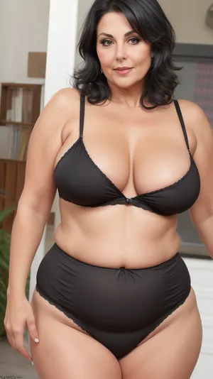 Fat 65 year old milf, dark black gray hair, light eyes, wide hips, chubby, belly, saggy breasts, drooping, narrow waist, tt_saggy, tt_flat, fupa, <lora:tt_saggy:.2>