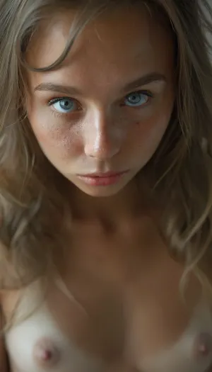 Horny Cumdump 19 years old girl. Wavy textured hair. Blonde., (prepubescent face:1.4), The girl has a very very slender body and mega rounded natural boobs. She wears a pijama. She slips a hand inside her pajama pants and secretly masturbates herself., (different complex body positions), (complex different pov angles), complex anatomy, complex creative body positions, complex body positions, flexible body positions, glistening skin, blue and grey colored mesmerizing eyes, perfect face, smooth silky long hair, tanned skin, Life like detailed photo, Professional photo, ultimate realism, photorealistic, highly detailed eyes with subtle reflections and natural catchlights, DSLR-quality, 85mm lens, f/1.8, soft natural light, visible skin pores and faint freckles, detailxl, <lora:MJ52:.8>, <lora:add-detail-xl:.8>, <lora:detailed_notrigger:.2>, <lora:dark:.8>