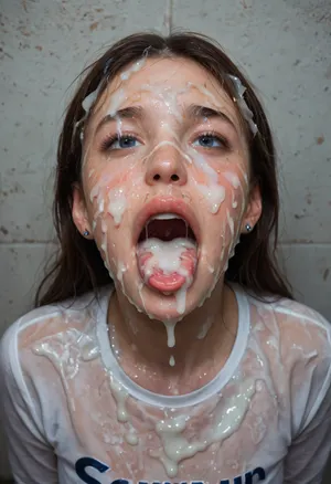 realistic cum, (cum on clothes:1.4), cum on, (Cum flows:1.5), (cum on body:1.4), cum on hair, (cum on face:1.7), bukkake, ((Clothes and body covered with semen)), (mouth wide open:1.4), (mouth filled with cum:1.5), beautiful face, (cum on hair:1.3), woman, cum, on, face, (marinette), <lora:JustCum:2>, <lora:678016_training_data:2>, <lora:cum_in_eye_deepmind:2>