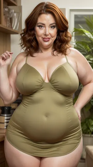 Spanish, chestnut hair, obese, gilf, (Close-up:1), portrait photo a mature chubby gilf, fat bosom, fat round face, double chin, 70 years old Woman, big eyes, green eyes, layered haircut, chubby jawline, pokies, seductive smile, lips parted, (mouth open:1.3), teeth showing, big lips, looking at viewer, (solid blank background:1.3), eye level shoot, film grain, style by Flora Borsi, OverallDetail, satin sleeveless spaghetti strap minidress, fupa, cameltoe, (areola slip), wide, hips, tt_saggy, tt_flat, plump, fat, <lora:hips-10:.4>, <lora:tt_saggy:.3>, <lora:plump_control_v1.0:1.1>