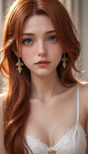 woman, (((20 years old redhead))), leashed, chained, <lora:OnALeash-v2:.4>, cuminmouth, <lora:cuminmouth:1.5>