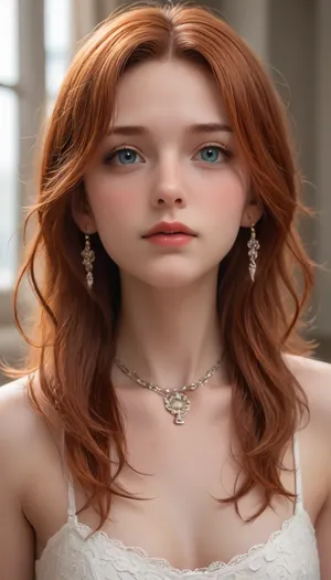 woman, (((20 years old redhead))), leashed, chained, <lora:OnALeash-v2:.4>, cuminmouth, <lora:cuminmouth:1.5>