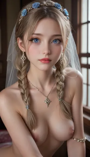 (Russian blonde, Russian slut, ((she has sex with a white man)), facial enjoyment of sex, on the face experiences an orgasm, rolls eyes from orgasm), (((She rides the guy's cock in cowgirl position, she rides a man's cock, she gets fucked by a big dick))), (((very light creamy pink, purple, mint, beige, lilac, violet, color))), she held on to railing with her hands so as not to fall, she was wearing a light summer evening dress with sequins, and gold jewelry, high-heeled shoes, (((tits, naked chest, nude bogy))), perfect illumination, 8K, UHD, sharp, best quality, ultra-detailed, highres, 8k wallpaper, (((masterpiece))), high definition, (skinny with breasts:1.4), ((breasts:1.4)), (((skinny:1.5))), ((euro American girl)), bright blue eyes, (((a lot of blondes))), pigtails, (beautiful, light freckles, blushing), (((very cute face, A clean sweet face, a gentle face, a kind face))), Clear silky skin, dimples on cheeks, symmetrical eyes, (Well-growing hair on head, a woman's hairy head, Lush curly yellow hair with long thick braids to waist, braids from top of head), light bedroom, roses, flower, beautiful wedding hairstyle, stylish, designer, fashionable, bride's hairstyle, European appearance, Russian cute face, beauty, cinematic photo of one girl, mouth, Beautiful wide square ron, slightly swollen juicy lips, passionate lips, Lip contour, juicy lips, excited lips, beautiful lips, Touches the neck and cheeks with the fingertips, nails on the cheek, Fingers with painted long non-sharp nails, nail polish, (((perfect Bright blue-gray irises of the eyes, realistic eyes, big eyes, Living natural eyes, Black outline on the edge of the eyelids outlined with pencil and ink))), (((very light makeup))), (blonde hair), (bobcut), (body), (very white pale skin), (beads), (A lot of gold and diamond jewelry, necklace, bracelet on wrist, gold big earrings), (((upper eyelids, shadows, well-growing abundant lush long eyelashes, light glamorous lipstick, shine in the eyes))), (((Ultrarealism, hyperrealism, ultra, Ultra Sharpness of the image, clarity photorealism, professional photography))), (((Lots of roses, huge roses, flowers, blue-white roses flowers, Huge bouquets of blue-white roses in the background))), 8k, highly detailed, dripping, thick, perfect, spitbubbles, littlebubbles, spitstring, woman cute face, (((Garterbelt))), catsuit, exposed, gloves, stockings, camera at a distance, BJ_Oxygen, GapingAssholesAllFourQuiron, pose, leotard, legshow, pl3as3rplatf0rmb00ts, thigh, Garterbelt, fabric, floral, embroidery, wearing, iron, chains, Nier.2b\, (Bride\), (leather, peplum), (straddling), (1boy:1.1)