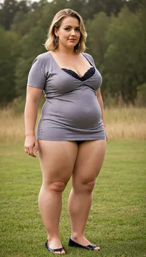 Office dress code. masterpiece, best quality, A fat, obese overweight mature 55 years old blonde woman standing In the Tall grass. Her huge, round ass is visible from the Tall grass. Full body photoshoot, [brown/black/white], off1c3l4dyfl, woman, in, pink, shirt, and, black, skirt, is, sitting, standing, a, colorful, bra, showing, <lora:off1c3l4dyfl:.8>
