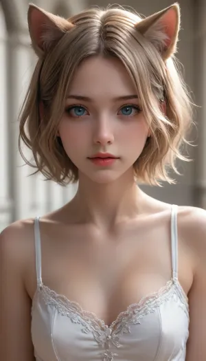 1girl and 1cat, <lora:SimplePositive_XL_v1_AutoRunMech:.5>