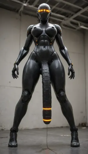 Epic image, facing camera looking down at us, low angle, close up, cyborg woman, cybernetics, robot limbs, wires, tech, cyber, cybernetic limbs, cybernetic pieces, muscle_bimbo, style, android, Robot, Skin, Android, huge boobs, huge butt, human body with robotic enhancements, human skin tone, full body view, view of whole body, standing, sci-fi, robotic arms, robotic legs, machine arms, machine legs, anal sex robot, anal sex bot, robot anal sex doll, robot helmet, robot face, noface, cyborg, sexbot, futanari, futa, huge robot cock, huge robotic futanari cock