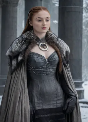 ((Beautiful Sansa Stark from game of thrones:1.4)), big sexy breasts, in a poor black cape with a hood thrown over a rich dress, (no panties:1.2), the hem of her dress is pulled up, sexy cleavage, lace filigree of bright, (the dress is raised, showing black stockings and blonde extremely hairy pussy:1.3), rich color. Super clear, highly detailed watercolor, glaze technique, plus colored alcohol ink, style of V. Vasnetsov, long braided blonde hair, sexy black long gloves, In her hand is a large Valerian steel sword, A wolfskin is draped over her shoulders, ((a large wolf stands at near her)), she stands there confidently, looks seductive, next to her stands a big snow-white wolf from games of thrones, show whole body in the picture, castle, (Realism:1.8), (Beautiful big breasts:1.2), open hairy pussy, (hairy pussy:1.3), sns, woman, she, has, red, long, hair, braded, wearing, crw, outfit, black, armor, dark, tunic, queen, of, the, north, gown, battle, Young_woman, extremely waist, perfect skin, extremely high detailed, thick bimbo lips, pink lips, blonde, blue eyes, perfect face, nude, ((her personality and behavior is feminine, flirtatious, beguiling, and slutty:1.2)), wolf, (((she is posing in a sexually explicit way, she desperately wants the viewer to fuck her:1.2))), NSFW, Hardcore, XXX, (uncensored. Perfect small curved ass), skirt lift, <lora:add-detail-xl:.9>, <lora:sansa stark SDXL - sns woman:1.3>, <lora:708827_training_data:1>