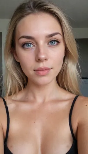 ((ultimate quality:1)), score 9, score 8, iphone bathroom mirror selfie, showing me her sheer dark pantyhose tights, tack sharp, UHD, Uncomfortable, shy pose, vulnerable, please stop, mobile selfie, full mirror selfie, bathroom mirror selfie, nice smile, side smile, smouldering look, Picture taken at unique angles, sexy selfie, funny selfie, silly face, Instagram selfie, Facebook selfie.
Upclose the the lens, About her, She is 39 years old female mom, wife, her height is 175cm., ((smokey blonde thick hair in a messy ponytail)), .
long round oval face, blue eyes, ., (small bust), size b breasts, sagging tits, perky little breasts, Sun Tanned skin.
Hair up in a ponytail., very, dark, focused, flash, photo, 90s, style, 80s, Analogic, 1990s, <lora:sdxl_darkflash_v6-000060:.2>, <lora:Portraits_and_beuty (1):2>