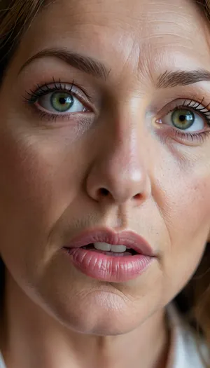 Photo of a pretty obese woman with beautiful eyes, ((Nikon Z8)), realistic matte skin, wrinkles, skin texture visible, (sharp focus), (high quality), (face visible), ((Detailed Face and Eyes)), ((Armenian woman)), ((full-frame photo)), lustful eyes, (long light brown hair), (highly detailed hair), (realistic), soft focus, analog look, insanely detailed, highest quality, green eyes, looking at viewer, (mouth open), (realistic:1.3), (shadows:.9), film camera, analog, photo, film grain, realistic face, full lips, perfect face, Photo of a 65 year old mature woman, <lora:chest_adjust:.7>, <lora:add-detail-xl:.8>, <lora:DetailedEyes_V3:.5>, kissing