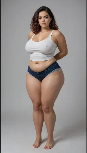 Latina Inmigrant crossing the Mexican Border . Massive tits chubby BBW latina cellulite butt. Massive boobs, fatty, wide hips, full lips latina Sofia Rose inmigrant. Crossing desperate the Border.. Torn clothes. Border with USA. BRUTAL, painful and traumatic to watch. Deportation context. Fullbody