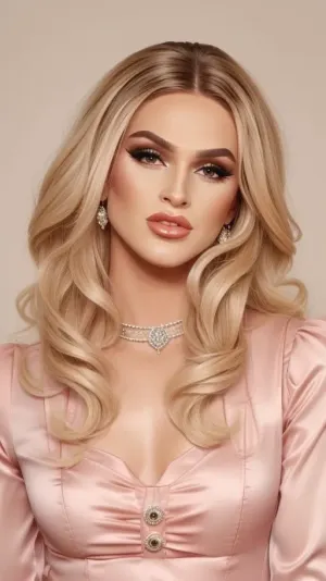 Man that has been heavily feminized and bimbofied., <lora:Femboy_Face:.8>