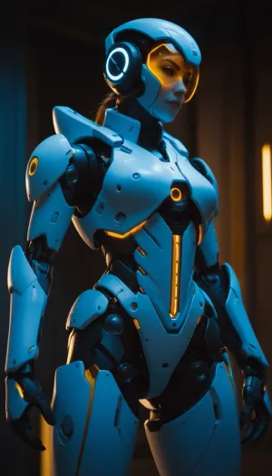 female Echo is an adaptive multi-robot from overwatch