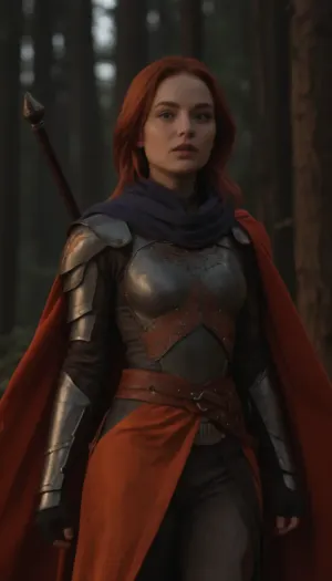 a girl dressed in dirty clothes of orange-red and black, and a painted cuirass with the coat of arms of the phoenix, orange-dyed armor, an iron breastplate, shoulder pads, leggings, a cloak with a hood and a scarf, long legs
woman, 18 year old model, girl, full body image, whole body in the frame, girl posing, full length, thin, the whole body is fully visible, standing, legs visible, (slender hips:1), (thin butt:1), textured skin, detailed and precise face, young facial skin, young girl 18 years old, beautiful and cute face, symmetrical face, triangular face shape, cute cheekbones, triangular jaw, small nose, sharp chin
small nose, sharp chin, girl with youthful facial features, round pupils of the eyes, large blue detailed eyes, eyes looking at the camera, large long eyelashes, blue eyes, eye highlight, red grunge lipstick, sharp lips, joyful smile, bright hairlines, hair in a ponytail, dyed bob hair, pixie cut, detailed hairstyle, expressiveness, (detailed face, detailed hair:1.1), 8k, masterpiece, a girl in the fire of ashes, the background is a huge oak trunk overgrown with moss, a green swamp, cold lighting, (StarCraft\), GLOWING, STYLE, WEAPON, SWORD, EARRINGS, glowing, butterfly, particle, mstltmrc, Mandalorian, style, <lora:EnvyCuteXL04:.5>, <lora:mstltmrc:.5>, <lora:Mandalorian style:.5>