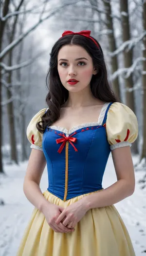 The snow white girl