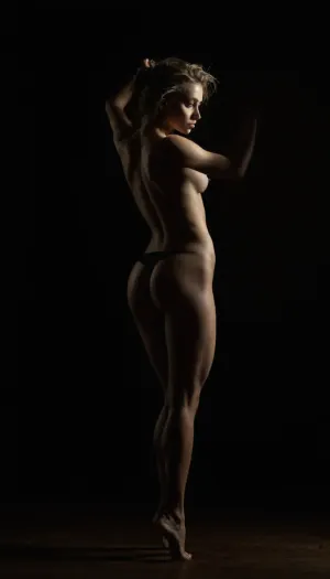 Perfect body girl expressive dancing, show ass, jumping, medium breasts, fit body, asimetrical pose, artmgn, hinaigirl, <lora:437584_training_data:.8>, <lora:dark:.8>, <lora:MaybeBetterFaceInFullBodyLora_XL_rev3:1.6>