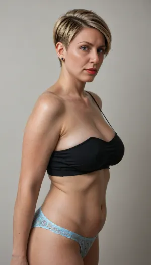 a cartoon drunk soviet mature woman, ((solo)), 1/2 body view, (((face focus))), ((view from side)), ((completely clothing)), ((in bordello outfit)), (blonde HAIR IN A HIGH TOP PIXIE CUT:1.4), 40 years old, perfect face, ((sad:1.3)), ((milf:1.4)), blue eyes, makeup, red lipstick, ((standing)), in Wasterland bordello, (CHUBBY WOMAN:1.2), (((flashed her panties))), (Style, Classic Cartoon Animation, 2D Animation, Cel Animation Lighting, Flat, Even Lighting Composition, Medium Shot, centered Details, Bold Outlines, Simple Shading, Expressive Facial Features, Wondering Expression Quality, High Quality Cartoon, Vibrant Colors), <lora:580159_training_data:.5>, m4g1calpunk, fantasy-themed, cosmic, <lora:magicalPunk_LoRA_v1.0_34e:.8>