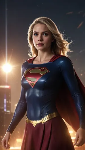 Black, Supergirl, woman of tomorrow.