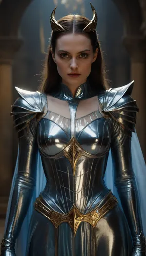 Excalibur movie, Morgana transparent clothes, closeup