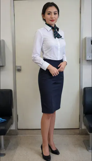 in airbus public toilet, (1girl, half naked:1.4), (CHINESE stewardess, chinese face:1.2), (asian face:1.2), (drop panty, long grey pants drop down to knees, white underpanties down:1.3), (white bra, showing hairy armpits:1.2), tall and slim long legs, (white bras, standing:1.2), (stewardess uniform, grey waistcoat, white short sleeve shirt, mandarin collar, (long legs:1.2), Chinese female, featuring a simple background wall, ultra-detailed, highres, follow reference image text style, CFG 13, denoising 0.4. short black hairstle, neat hairstyle, small wrist watch, blushing face, shameful, embarrassed, matured, close up, slender body, beautiful long legs, perfect hands, perfect fingers, (black stewardess flat shoes:1.2), small square blue scarf, beautiful face, ankle, The scene is photorealistic, with vibrant colors, soft stage lighting, and ultra-high detail, 4K resolution, woman, squat), alitalia_woman_jacket, alitalia_woman_skirt, alitalia_woman_white_shirt_short_sleeves, alitalia_woman_white_shirt_long_sleeves, alitalia_woman_dress, alitalia_green_silk_scarf, alitalia_red_silk_scarf, alitalia_blue_silk_scarf, alitalia_wool_scarf, alitalia_id_card, alitalia_badge, flight, attendant, stewardess, steward, DropPanty, hairy, armpits, from, below, shoes, delicate, detailed, eyes, <lora:alitfina100Ep:.4>, <lora:DropPanty:1.8>, <lora:HAv2.0beta1:1.2>, <lora:underanglexl16:.8>