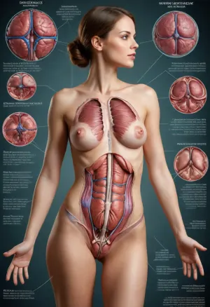 funny Detailed scientific textbook diagram showing the internal anatomy of an adult coquettish women. Labels refer to "function", "purpose", "storage system". Includes serious scientific footnotes and cross-sectional views of unexpectedly complex biological systems. #©KITTYART

























#©KITTYART