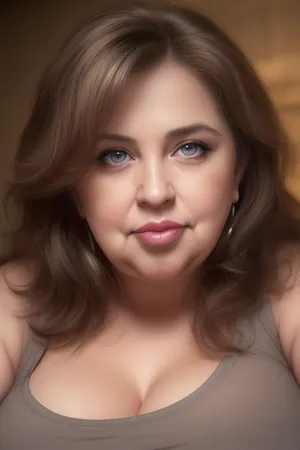 (obese:1.5), (mature:1.5), 65 years old chubby gilf, sagging, breasts, big nipples, dark areola, chavette, (wearing a black v-neck t-shirt), tanned skin, wavy silky balayage brunette hair with highlights parted in the middle, bangs, voluptous, (chubby mature face), glamour, cinematic, hyperrealistic, 5k, best quality, (8k, RAW Photo, Highest Quality), (Epic Realism), Hyper Realistic, (Detailed Eyes), (Superior Quality), Intricate Detail, Cinematic, plump lips, contouring makeup, smokey eyes, fake lashes, juicy lips, lipstick, Detailed, (film grain length, 135mm, f/2.8, DoF, bokeh, ultra-detailed skin, wrinkles, (perfect bright hazel eyes:1.2), intense seductive eye contact, looking at viewer, seductive eyes, skin pores, prominent limbal ring, high-contrast eyes, finely detailed features), (mouth open wide), smiling, big lips, lips parted, teeth showing, epiCNegative, suntanned skin, BadX, wrinkles, no, bra, covered, puffy, nipples, dark, large, wide, <lora:nobrav1_SDXL:.2>, <lora:Nipples XL:.2>