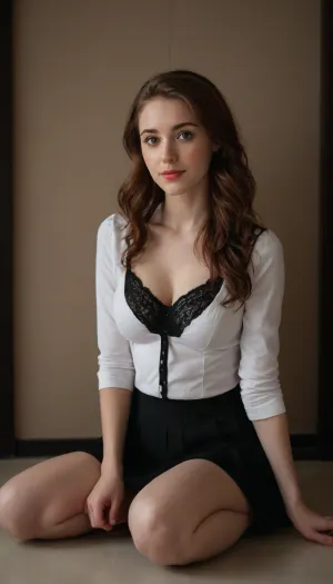 1, (((white:1.9))), girl, 23yo, (((normal body:1.8))), (((slightly curvy))), (((wide chest and hips:1.8))), ((very short height)), (((short neck))), (((skinny face:1.2))), ((cheekbones)), ((long brown hair)), ((dark brown hair)), ((slightly wavy hair)), ((fashion hairstyle:1.5)), (((small breasts))), (((imperfect skin:1.9))), (((wrinckles on face:1.6))), (((freckles on face:1.3))), (((skinny face:1.5))), ((red lipstick)), ((full body view:1.9)), ((visible legs:1.9)), ((shoes:1.9)), (((visible feet:1.9))), (((long distance view:1.9))), (((realistic pose))), (((relaxed pose:1.8))), (((dynamic mimic))), (((ultra detailed face))), (((ultra detailed hair))), (((ultra detailed skin:1.3))), in the shower, ((wearing office clothes:1.3)), (((unbuttoned white office shirt:1.5))), (((fully unbuttoned shirt:1.6))), (((visible black lace bra:1.6))), (((long black skirt:1.6))), (((modest clothes:1.9))), (((smile:.6))), ((realistic face:1.9)), ((real life girl:1.8)), (((sitting on the floor:1.9))), (((on the floor:1.9))), (((comfortable pose:1.8))), (((leaning to the wall:1.8))) 1, (((white:1.9))), girl, 23yo, (((normal body:1.8))), (((slightly curvy))), (((wide chest and hips:1.8))), ((very short height)), (((short neck))), (((skinny face:1.2))), ((cheekbones)), ((long brown hair)), ((dark brown hair)), ((slightly wavy hair)), ((fashion hairstyle:1.5)), (((small breasts))), (((imperfect skin:1.9))), (((wrinckles on face:1.6))), (((freckles on face:1.3))), (((skinny face:1.5))), ((red lipstick)), ((full body view:1.9)), ((visible legs:1.9)), ((shoes:1.9)), (((visible feet:1.9))), (((long distance view:1.9))), (((realistic pose))), (((relaxed pose:1.8))), (((dynamic mimic))), (((ultra detailed face))), (((ultra detailed hair))), (((ultra detailed skin:1.3))), in the shower, ((wearing office clothes:1.3)), (((unbuttoned white office shirt:1.5))), (((fully unbuttoned shirt:1.6))), (((visible black lace bra:1.6))), (((long black skirt:1.6))), (((modest clothes:1.9))), (((smile:.6))), ((realistic face:1.9)), ((real life girl:1.8)), (((sitting on the floor:1.9))), (((on the floor:1.9))), (((comfortable pose:1.8))), (((leaning to the wall:1.8)))