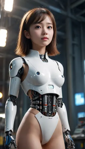 20000432.0, (((Very Petite girl))), Ilustrasi fantasi robotika gadis pembalap
"robocopgirl any"