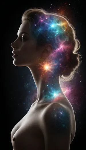 crisp black background, (2D female silhouette:1.7), (Double exposure photo:1.7), nude female silhouette on pure black background, (contrapposto pose), colorful stars and galaxies inside female contour, white background, modern graphic design, dvr-wwyt, double, exposure, <lora:dvr-wwyt:2>, <lora:SDXL_double_exposure_Sa_May_V8:2>