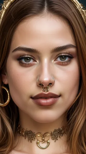 (masterpiece, highres, detailed), 1girl, septum, <lora:SeptumV1:.5>