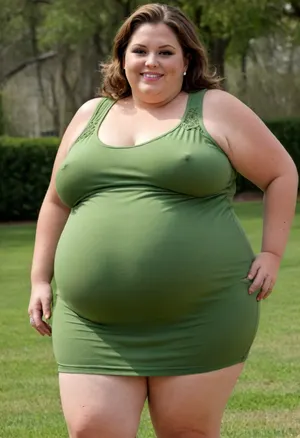45° sideview, Full body shot, Sunny summer day, bright sunny day, (obese:1.3), The fat ssbbw mature milf 60 is walking on the lawn, green lawn, stark naked body, chubby milf, braless, hard nipples, black tight transparent sleeveless black sundress, medium very saggy tits, plump waist, plump pubis, light brunette hair with highlights, bobcut hair, big eyes, happy smile, nip slip, (high quality:2), Wearing, clothes, that, make, sense, with, Braless>, <lora:bralessSDXL_v1_00022:.8>, bottomheavy, big, ass, huge, gigantic, thick, thighs, massive, <lora:bottomheavy_v1_sdxl_tags:.8>