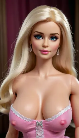 beautiful, sexy, busty barbie doll, doll joints, multibreasts, 4 tits, plastic, close up viev portrait, slutty, rapunzel, daenerys doll, busty, 3m1l14c, d43n3rys, tpsp, sagging, large, breasts, big, boobs, huge, tits, Emilia, <lora:Torpedo_Tits_Anime-GMR-000007:2>, <lora:sagging-000015:1.5>, <lora:bombshell_v2:.6>, <lora:Emilia:.8>, <lora:barbiefy:1.5>