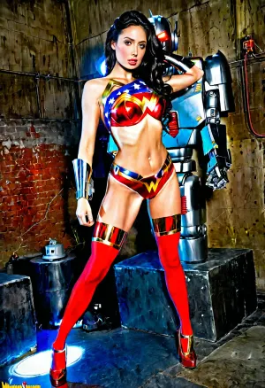 Robot-style Wonder Woman