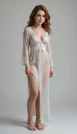 Artstyle of melkor mancin, sorceress from dragon crown, (no background, white background, uni background:1), full body view