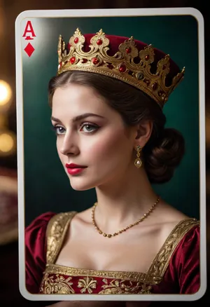 (Playing cards queen:.8)