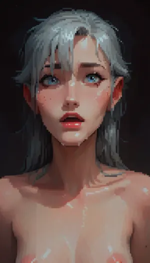 score_9, score_8_up, score_7_up, score_6_up, 1girl, very skinny, extremely pretty woman, 20yo, long blond hair, blue and grey colored eyes, small perky tits, puffy nipples, pretty girl, light blue bangs, shaking orgasm, choking, shaved pussy, (full body view), 4k, photorealistic, intricately detailed face, realistic face, MASTERPIECE, (incase style), pixelart, incase, style, pixel, art, <lora:ratatatat74-000050:1.3>, <lora:outline_xl_kohaku_delta_spv5x:1.8>, <lora:NEOTOKIOXL_0.2_RC:.4>, <lora:287175_training_data:.6>, <lora:pixel_stormXL:.3>
