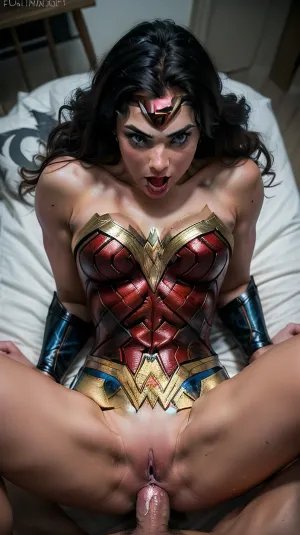 Batman, wonder woman, fuck, hard, orgasm, missionary, anal, creampie, from, above, front, close, up, spreading, legs, extreme, <lora:PovMissionaryAnal-v6:.5>