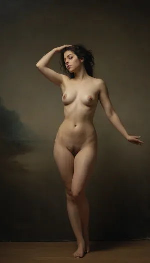 the painting "La maja desnuda" from Francisco Goya