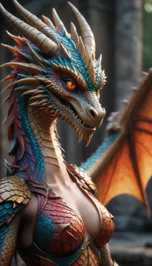 Dragon goddes Tiamat