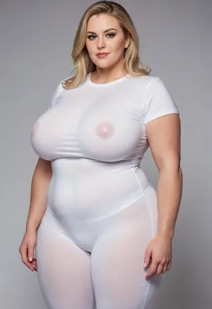 1 woman, white, American, hair, blonde, chubby face, pretty eyes, healthy face, big eyes, double chin, broad jawline, fat shoulders, strong arms, (((gigantic breasts covered by shirt:1.5))), (Wearing a thight slim fit, T-shirt white:1.6), lacy pantyhose, cameltoe, thigh high Black Boots, high resolution, woman, 50 yo, slight wrinkles in face, looking into camera, Detailed Face, full body shot, chubby body, high definition face, high cheekbones, green eyes, seductive smile, fat ass, strong thighs, wide hips, bob haircut, fully clothed, bbw, chubby, plus-size, fat hips, flat, chest, big, breasts, huge, gigantic, small, hips, thighs, wide, thick, plump, belly, muscular, female, arms, extra, abs, <lora:Venus_Body_Alpha:.5>