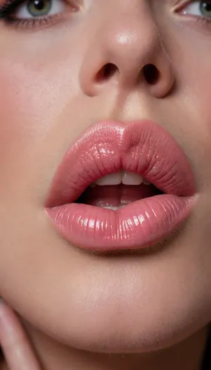 Huge juicy silicone female bimbo lips hot kissing fingers
Extremely detailed