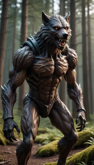 Werewolf in an exoskeleton