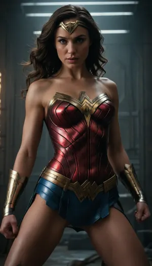 Wonder woman, justice League, strong, fit, muscular, fisting pussy
