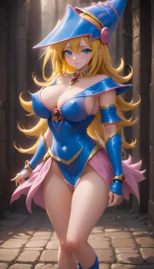 sexy busty hot lewd “Dark Magician Girl”