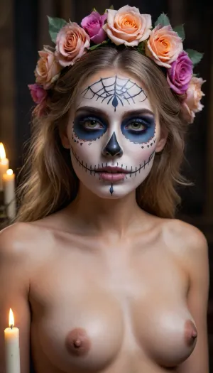 Un baile con la muerte: una visión etérea del día de los muertos