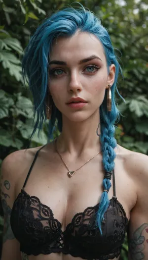 score_9, score_8_up, score_7_up, score_6_up, arcane, lol, vi fucks jinx with huge dildo