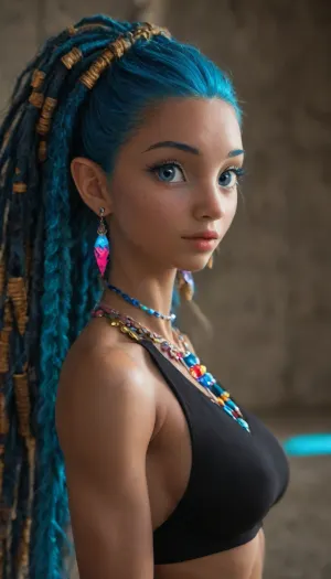 Ethereal whimsy: एक जापानी elf-लड़की का सामना क्रिस्टल के साथ एक 8k गुफाओं में