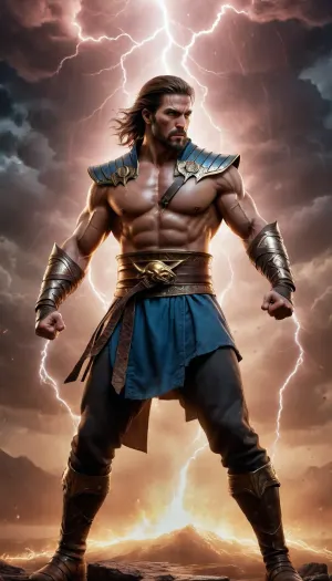 (masterpiece), (highly detailed), (best quality), (high resolution), (realistic lighting), (8K), rayden, mortal combat, The Lightning Tamer in Thunderclouds, <lora:960271_training_data:.8>, light, painting, of, <lora:Aether_Light_SDXL_LoRA:.8>