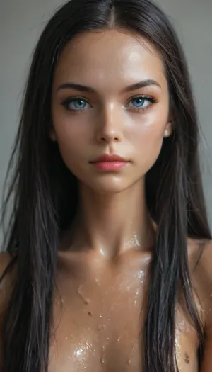 anime beauty girl, portrait of a girl, charcoal sketch, charcoal drawing, (Close-up of girl), (((very petite girl))), (((turns to viewer))), (((oiled skin))), ((light blue eyes)), (((skinny))), (((18 years old))), (very girl:1), (makeup:1.3), beautiful, gorgeous, stunning, (black long hair:1.6), ((brown leather)), swimming pool background, (((nude))), ((standing)), (((very small tiny tits))), bikini, underwear, Lace, Chun, big, eyes, <lora:Midjourney Image Enhancer XL v1:.8>, <lora:add-detail-xl:.8>, <lora:Bikini_02_lora:.8>, <lora:Chun-Li-SDXL:.8>, <lora:Style_eyes _and_hair_XL-v2:.8>