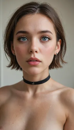 barely legal girl deepthroating a very long hard cock, short dark hair, extremely petite, e, tiny breasts, beautiful face, standing facing viewer, make-up running, ruined, scared expression, breasts, perfect skin, sweaty skin, dirty skin, pale skin, big eyes, skinny, choker, dramatic lighting, dramatic shadows, Fujifilm camera, (((man forcing long hard cock deep down her throat and pulling it back out))), extreme deepthroat, (hard cock:1.5), man holding her head, intense head movement, aggressive, (bright white bathroom), side view, pov_deepthrt, deepthroating, a, man's, penis, blsdp, <lora:concept_pov_dt_xl2-000020:.8>