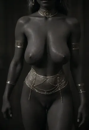 35 year old beautiful drow woman, (flat boy chest), (saggy breast:1.85), (tiny saggy tits:.9), flaccid tits, watching her hairy pussy, (tight velvet dress:1.421), (((hairy pussy))), ., ((in a fantasy setting, in a, (silk bed:.818))), ((is a female drow smalltits milf.

She has, ((long, decorated, white hair:1.42)), , , and, (red eyes), , , jewelry:1.9), (ancient jewelry:1.8), (bronze age jewelry:1.5), (jewelry with gems:2), (pointy ears:1.36), .

She has rough, (black-grey skin:3.5), .

She is 190cm tall and has a, athletic, (toned arms:2), (muscular build:1), (transparent oil:1.3), (tits covered in vegetable oil:1.1), (oiled titties), (oiled tits), (oiled breasts), (dripping:1.4), (small breasts:1), (puffy nipples:1.4), (small saggy tits:1.58), (wet tits), (oiled puffy nipples:1.3), .

She has an, indulgent smile), (pointy ears:1.3), orgasm, slight smile, <lora:681678_training_data:1>, <lora:victoriansxl_v1:.5>, <lora:220437_training_data:.8>, <lora:realboobzXL:1.5>, <lora:dark:.8>